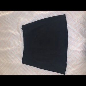 Black Suede Skirt